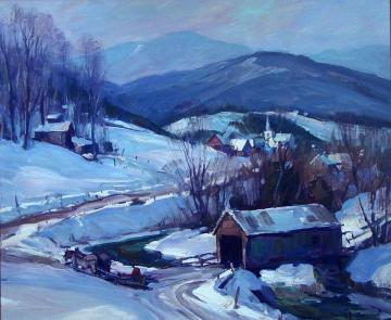 Vermont Landscape Artwork by Emile Gruppe