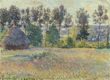 Landscape with Haystack Artwork by Henri Lebasque