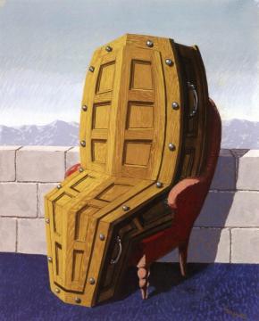 Perspective Artwork by Rene Magritte