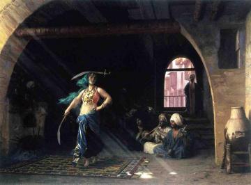 Sabre Dance In A Cafe Artwork by Jean Leon Gerome