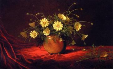 Yellow Daisies in a Bowl Artwork by Martin Johnson Heade