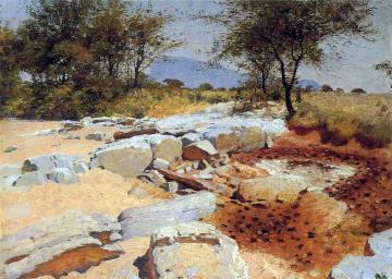 Northern Waso Nyiro Waterhole Artwork by William Robinson Leigh
