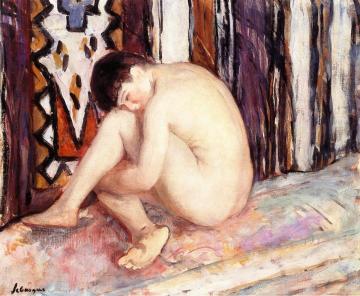 Nude with Kilim Artwork by Henri Lebasque