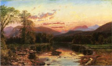 Sunset Landscape Artwork by Edmund Darch Lewis