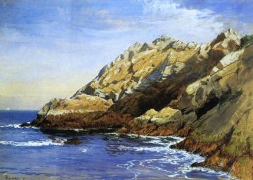 Cliffs, Dana's Island Artwork by Alfred Thompson Bricher
