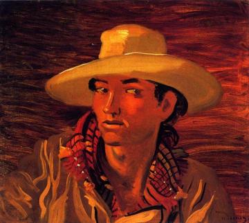 Portrait of a Gypsy Wearing a Hat Artwork by Andre Derain