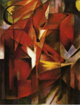 Foxes Artwork by Franz Marc