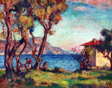 Maisonette by the Sea Artwork by Georges D'espagnat