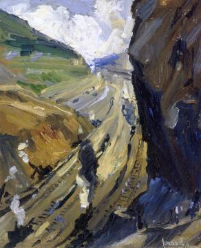 Study For "the Conquerors" Artwork by Jonas Lie