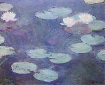 Pink Waterlilies Artwork by Claude Oscar Monet