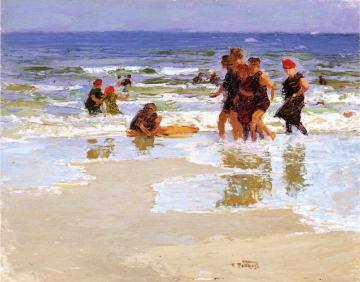 At the Seashore Artwork by Edward Potthast