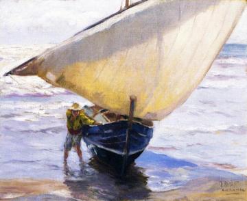 Playa Cabañal Artwork by Mathias J. Alten