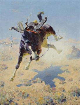 A Fighting Cyclone Artwork by William Robinson Leigh