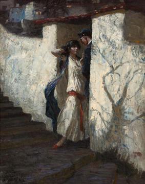 Promise You Will Come Artwork by Harvey T. Dunn