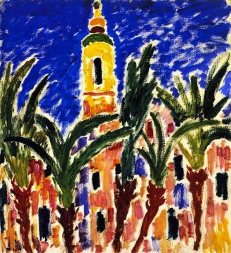 Oriental City Artwork by Alexej Jawlensky