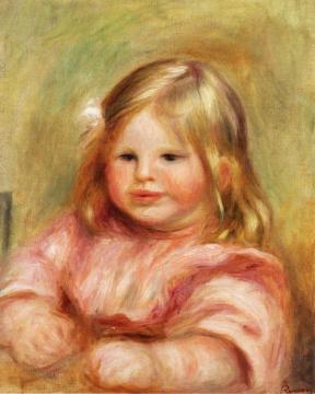 Portrait of Coco Artwork by Pierre Auguste Renoir