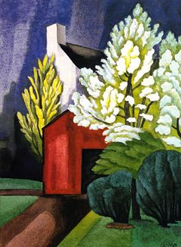 May Night Artwork by Oscar Bluemner