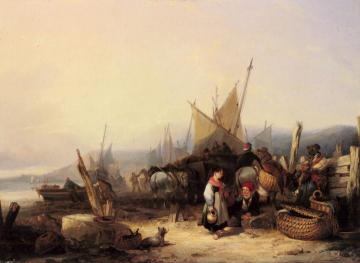 The Start of the Day Artwork by William Shayer Snr