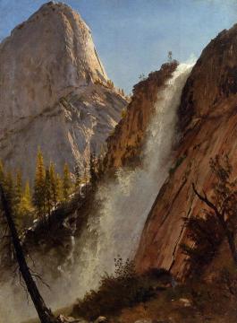 Liberty Cap, Yosemite Artwork by Albert Bierstadt
