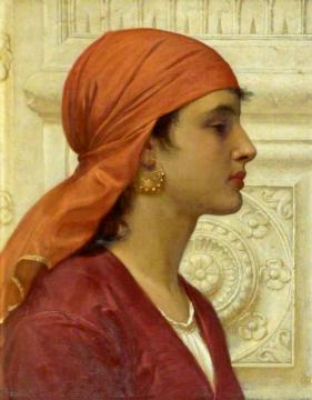 A Capri Girl Artwork by Charles Edward Perugini