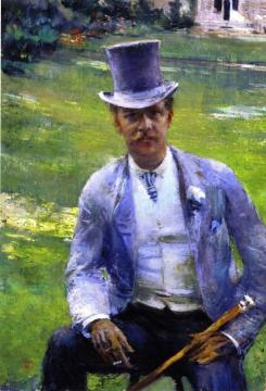Octave Maus Reading Artwork by Theo van Rysselberghe