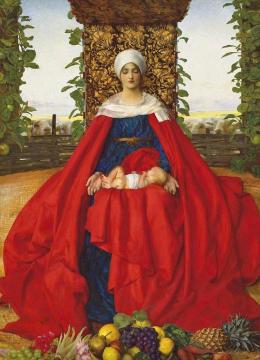 Our Lady Of The Fruits Of The Earth Artwork by Frank Cadogan Cowper