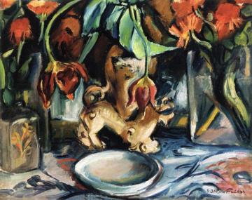 Dragon among the Flowers Artwork by Emile-othon Friesz