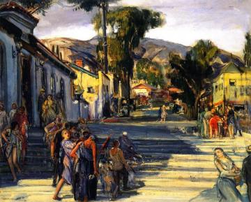 Café Las Ondas Artwork by Joseph Kleitsch