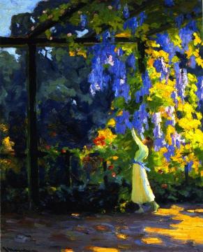 Our Wisteria Artwork by Jean Mannheim