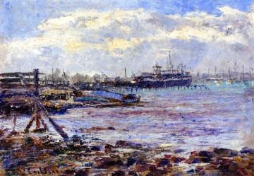 Port of Melbourne Artwork by Frederick McCubbin