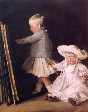 Francis and Christopher Bacon Artwork by Sir William Nicholson