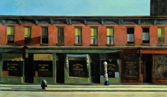 Early Sunday Morning Artwork by Edward Hopper