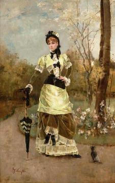 Sa Majeste La Parisienne Artwork by Alfred Stevens