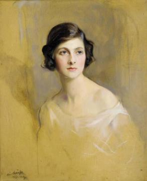 Lady Rachel Cavendish, Later  Viscountess Stuart Of Findhorn Artwork by Philip Alexius de Laszlo