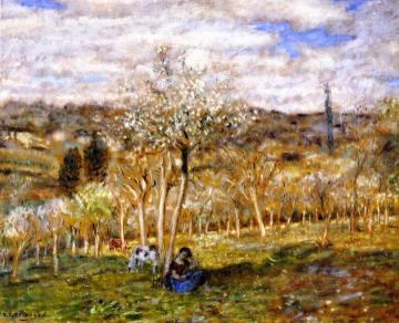 Spring #5 Artwork by Frederick Carl Frieseke