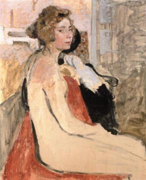 The Model Artwork by Edouard Vuillard