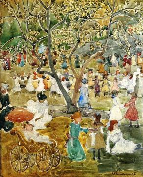 May Party Artwork by Maurice Prendergast