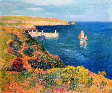 Port-Eudy, Ile-de-Groix Artwork by Henry Moret