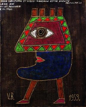 Devine Guardian Artwork by Victor Brauner