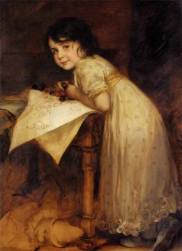 Cherries Artwork by Friedrich August von Kaulbach