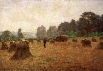 Wheat-wain Afield Artwork by John Ottis Adams