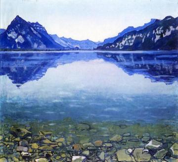 Lake Thun Landscape Artwork by Ferdinand Hodler
