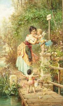 Bridge Toll Artwork by Hans Zatzka