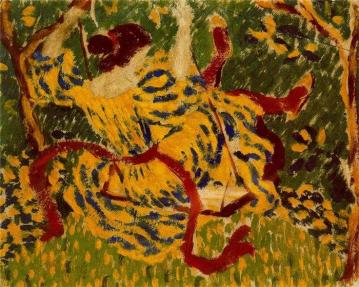 Girl On A Swing Artwork by Aristide Maillol