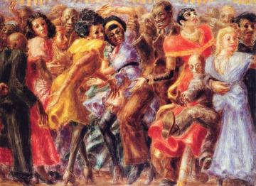Harlem, Tuesday Night At The Savoy Artwork by Reginald Marsh