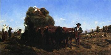 The Return from the Harvest Artwork by Rosa Bonheur