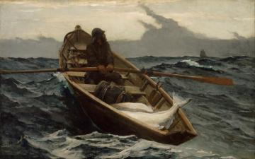 The Fog Warning Artwork by Winslow Homer
