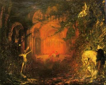 Parsifal And The Knights Of The Holy Grail, Scenes From Act I Artwork by Pinckney Marcius-Simons