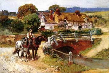 The Old Bridge, Normandy Artwork by Frederick Arthur Bridgman