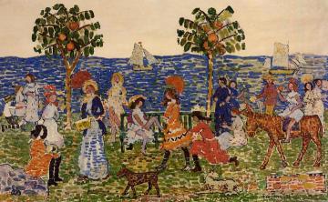 Promenade Artwork by Maurice Prendergast